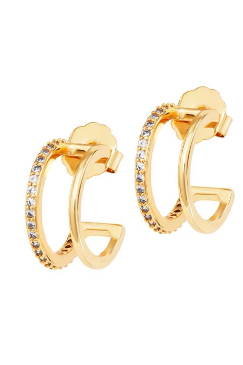 Double Glam Earrings - Gold